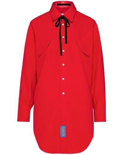 Maison Margiela X Pendleton Reversible Wool Shirt - Red
