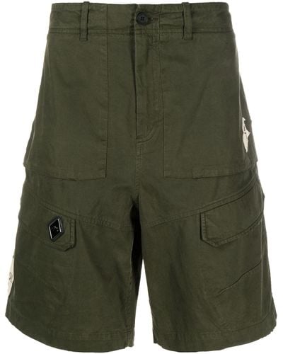 A_COLD_WALL* Logo-patch Cargo Shorts - Green