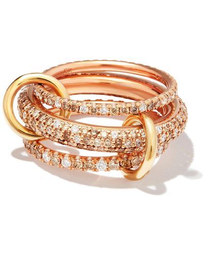 Spinelli Kilcollin 18k Rose Nova Diamond Ring - White