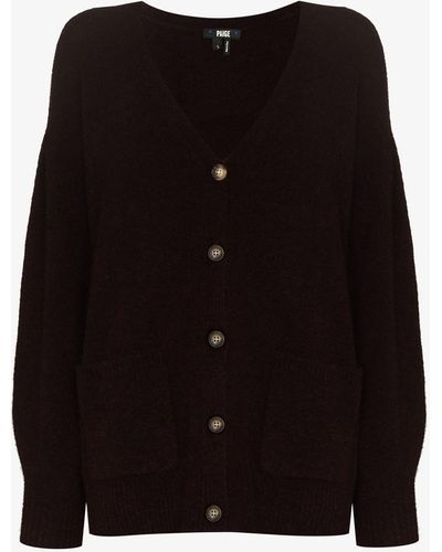 PAIGE Ashe Button-up Cardigan - Black