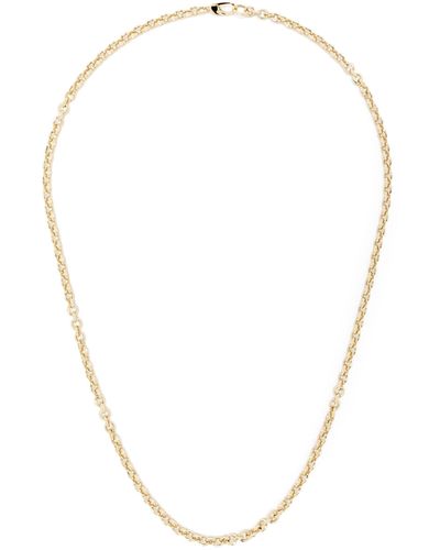 Lizzie Mandler 18k Yellow Chain Necklace - Women's - 18kt - White