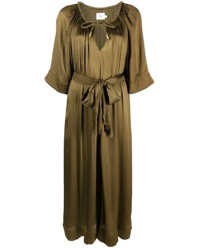 Aje. Seraphina Silk Dress - Women's - Polyester/silk - Green