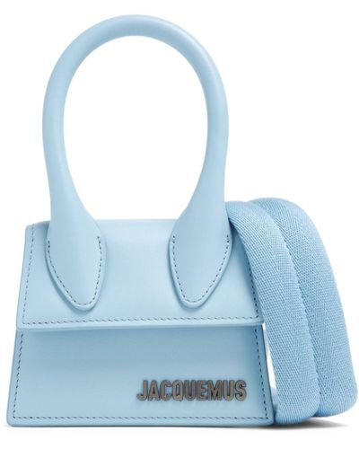 Jacquemus Le Chiquito Homme Leather Top Handle Bag - Blue