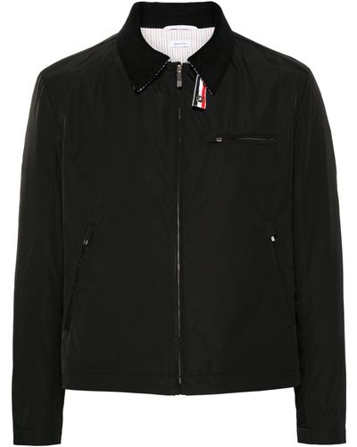 Manteau Thom Browne X Brooks Brothers - Polaire Noire - Taille 38R-40R - Made In USA
