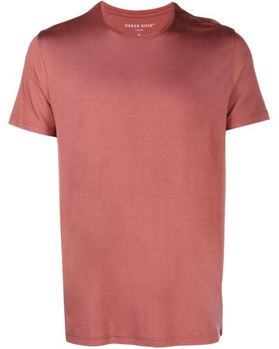 Derek Rose Basel T-shirt - Pink