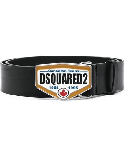 DSquared² Plaque Belt - Black