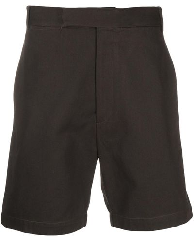 Thom Browne Pleated Tailored Shorts - Black