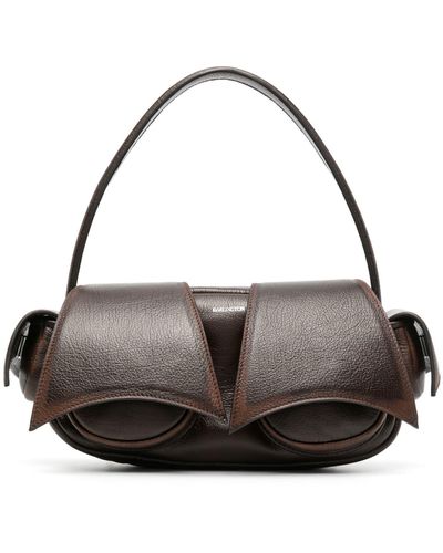 16Arlington Kikka 2 Leather Shoulder Bag - Black