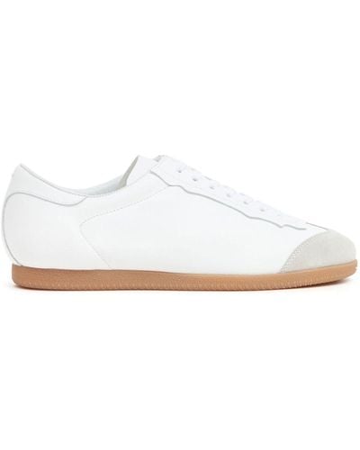 Maison Margiela Leather Sneakers - White