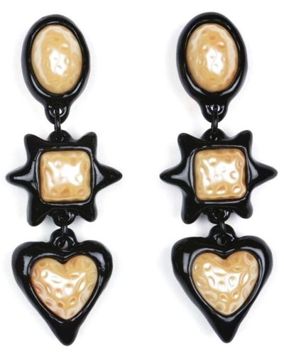 Black and Brown Earrings and ear cuffs for Women Lyst