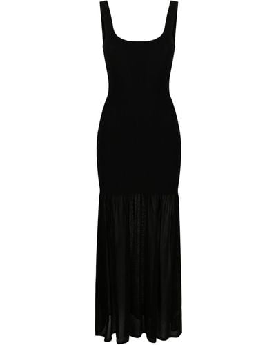 Matteau Knitted Maxi Dress - Black