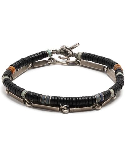 M. Cohen Ovalado Link Bracelet Set - Black