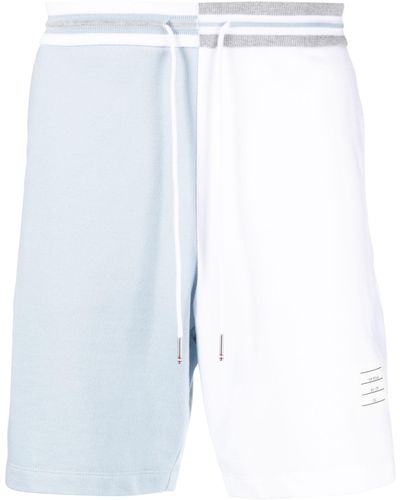 Thom Browne Funmix Colour-block Shorts - White