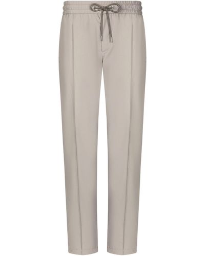 Dolce & Gabbana Drawstring-waist Track Trousers - Grey