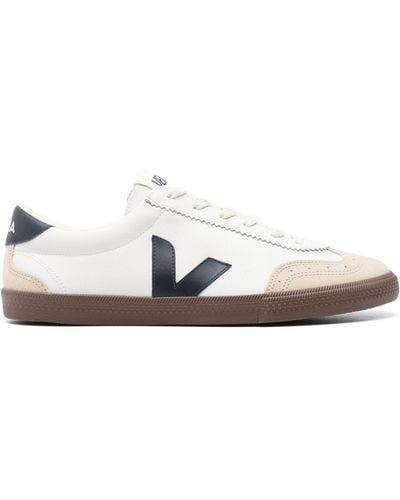 Veja Volley Leather Trainers - White