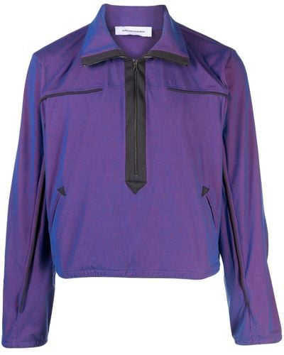 Kiko Kostadinov Agathon Pullover Top - Men's - Elastane/lyocell/cotton - Purple