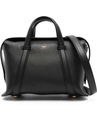 Fendi By The Way Medium Leather Handbag - Black