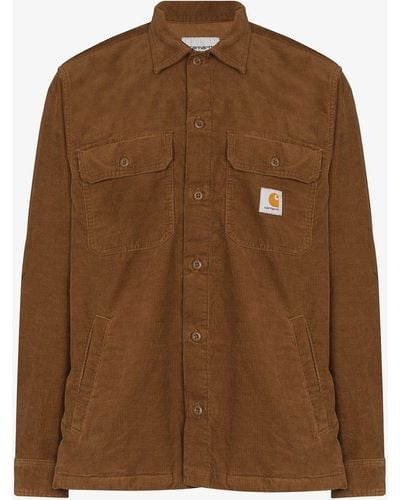 Carhartt Dixon Corduroy Shirt Jacket - Brown