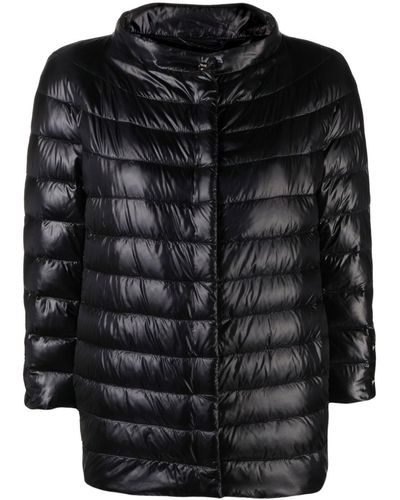Herno Cape Puffer Jacket - Women's - Down/feather/polyamide - Black