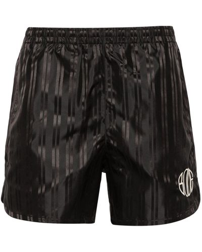 Nike Shadow Striped Shorts - Black