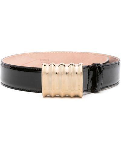 Khaite The Julius Leather Belt - Natural