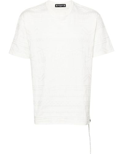 Mastermind Japan Links Jacquard T-shirt - Men's - Cotton - White
