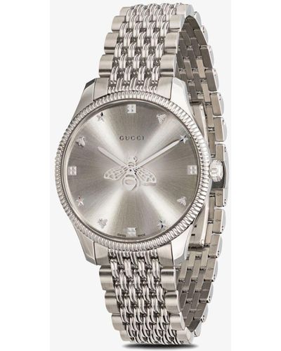 Gucci Stainless Steel G-timeless Watch - Women's - /stainless Steel - Metallic