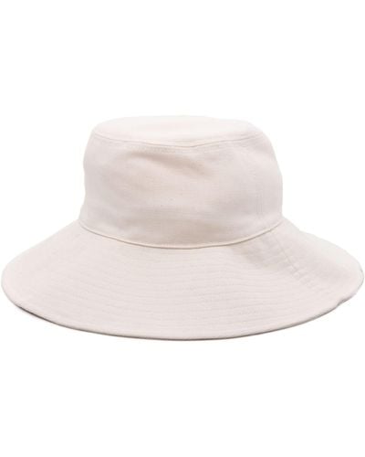 Isabel Marant Neutral Fadelya Cotton Bucket Hat - Natural