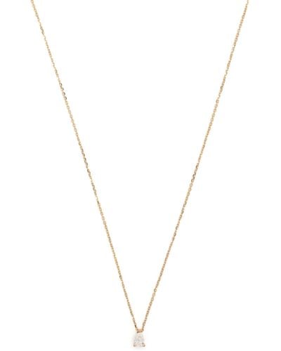 PERSÉE 18k Yellow Diamond Necklace - Women's - 14k Plated Brass - Metallic