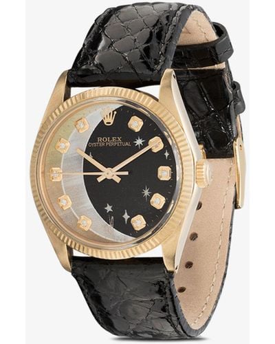 Jacquie Aiche Reworked Vintage Rolex Oyster Perpetual Watch - Metallic
