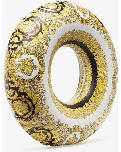 Versace Multicoloured I Love Baroque Inflatable Ring - Women's - Pvc - Yellow