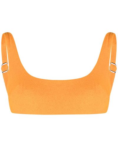 Form and Fold The Crop Bikini Top - Women's - Nylon/elastane - Orange