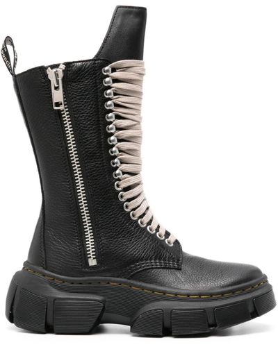 Dr. Martens X Rick Owens 1918 Leather Boots - Black