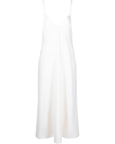 Chloé Neutral Knitted Maxi Dress - White