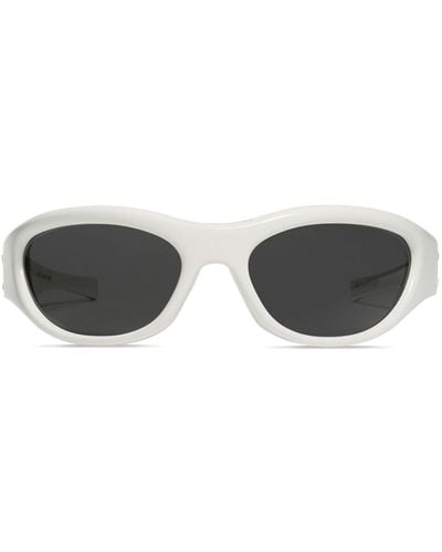 Gentle Monster X Maison Margiela Mm003 W2 Oval Sunglasses - White
