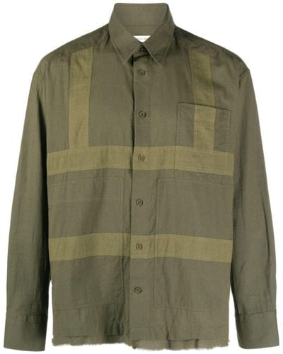 Craig Green Craig - Harness Cotton Shirt - Men's - Cotton - Green