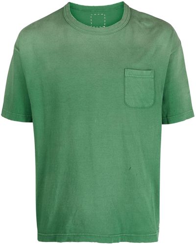 Visvim Jumbo Crash Cotton T-shirt - Green