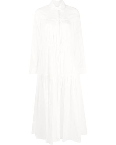 Matteau Embroidered Maxi Dress - White