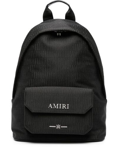 Amiri Monogram Jacquard Backpack - Black