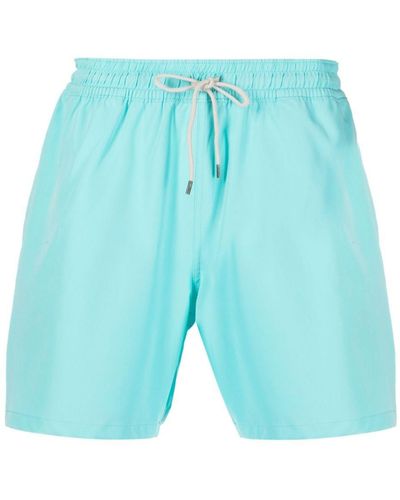 Polo Ralph Lauren Embroidered Swim Shorts - Blue