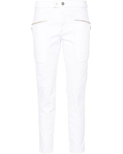 Isabel Marant Mid-rise Skinny Jeans - Women's - Cotton/elastane - White