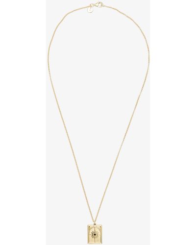 Tom Wood 9k Yellow Plated The Tarot Star Pendant Necklace - Women's - Sterling Silver/ Plated - White