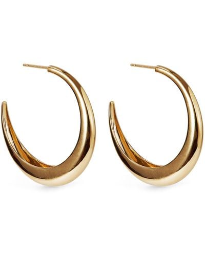 Otiumberg 14k Vermeil Graduated Large Hoop Earrings - Women's - 14kt Vermeil - Metallic