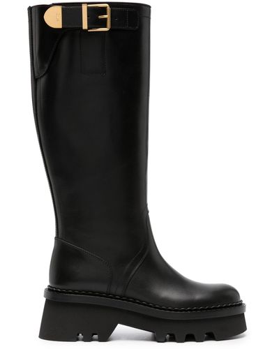 Chloé Owena High Boot - Black