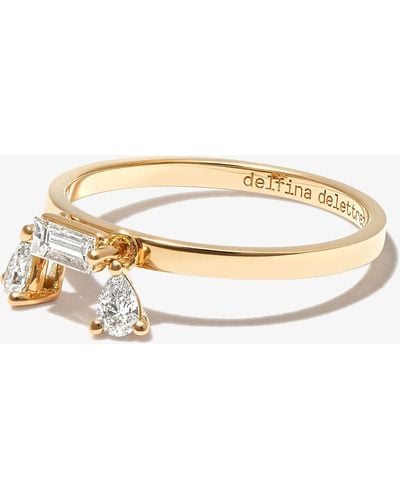 Delfina Delettrez 18k Yellow Dancing Diamonds Ring - Metallic