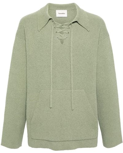 Nanushka Jorrit Terry-knit Sweater - Green