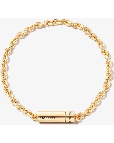 Le Gramme 18k Yellow Le 15g Polished Cable Bracelet - Metallic