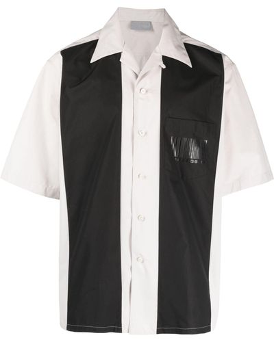 Vetements Two-tone Bowling Shirt - Black