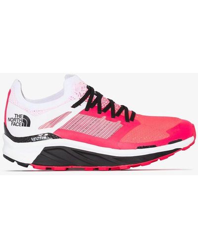 The North Face And Pink Flight Vectic Sneakers