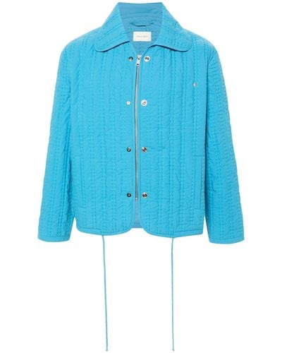 Craig Green Quilted Cotton Jacket - Blue